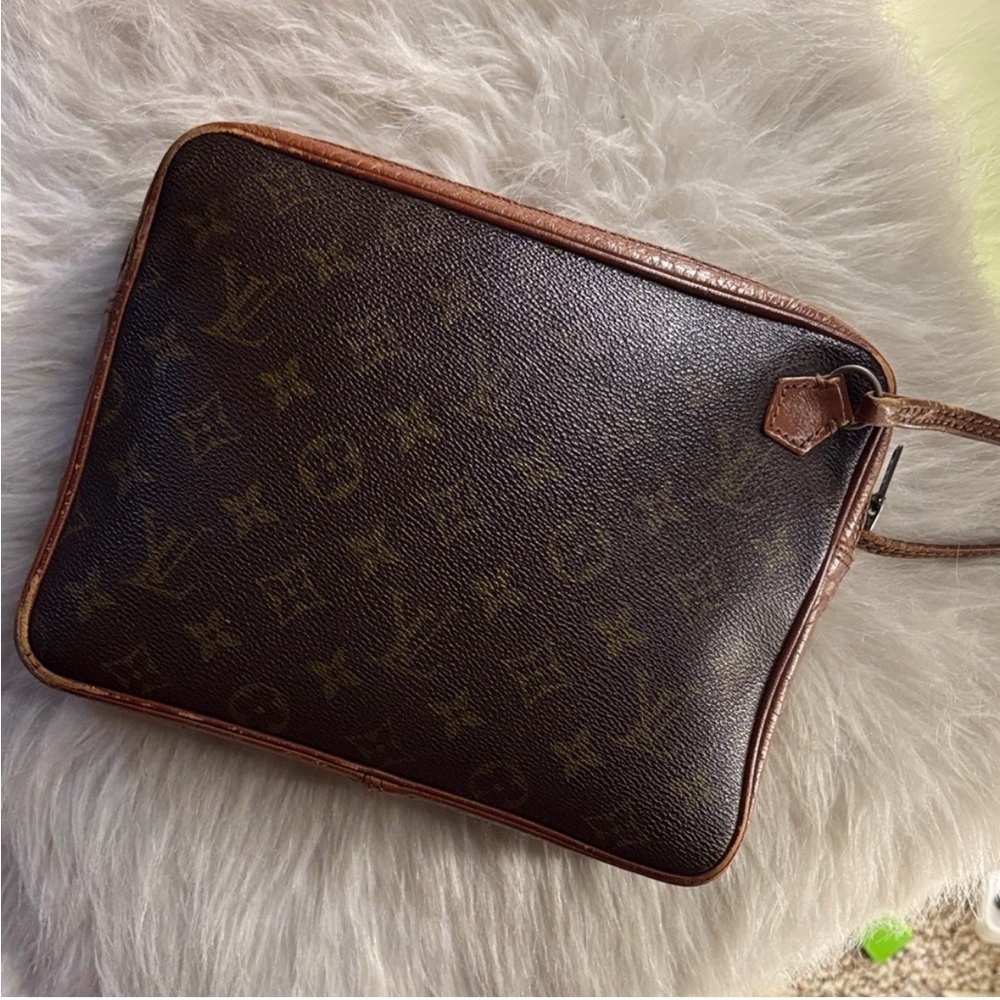 Louis Vuitton Dark Brown Monogram Toiletry Bag